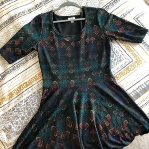 LuLaRoe Nicole dress (L)